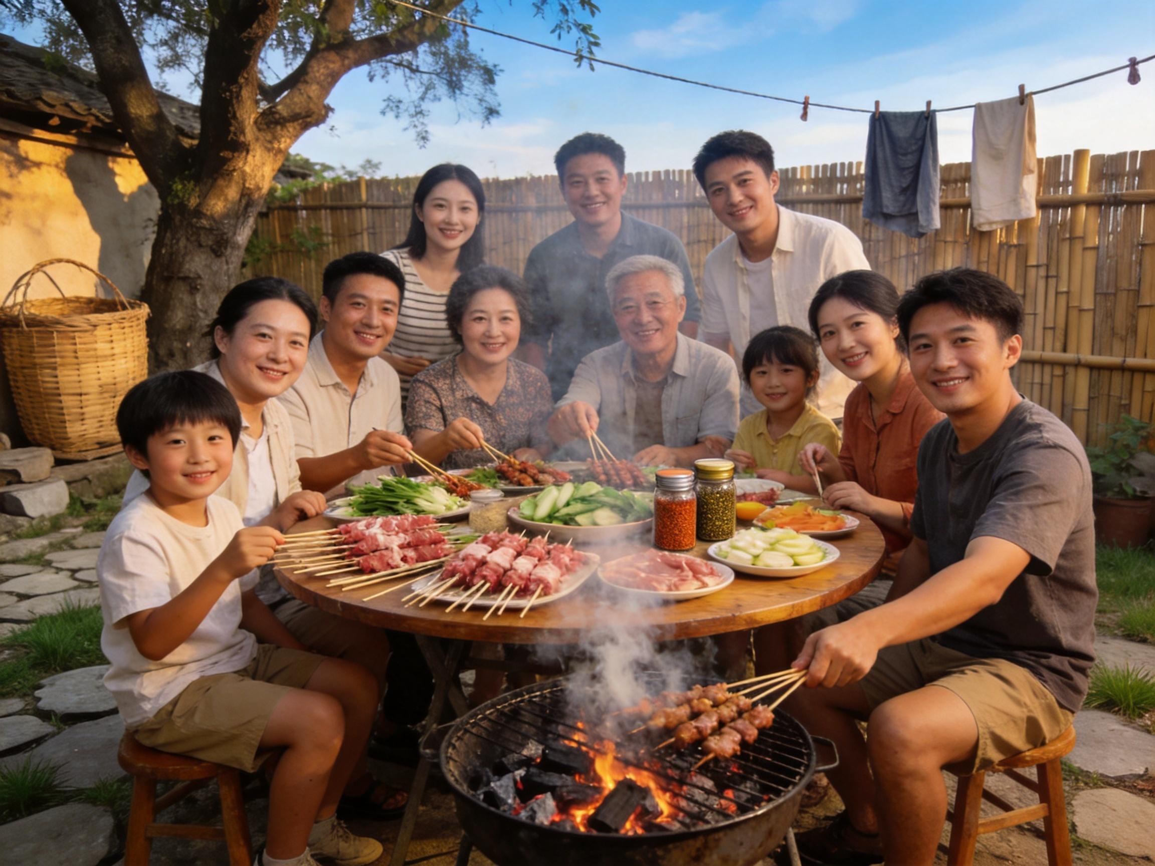 卓蘭家庭聚餐烤肉案例